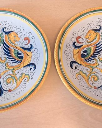 Ceramica Maiolica firmata Pippo Cetona anni '70