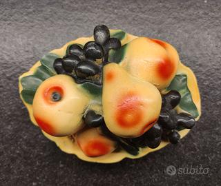 Salvadanaio decò tipo portafrutta