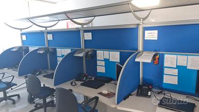 8 Postazioni Call Center Professionali – Sedie Inc