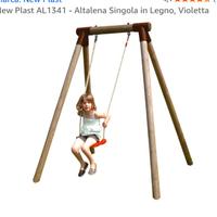 Altalena di legno