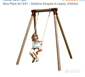 Altalena di legno