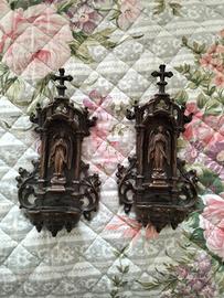 acquasantiere in bronzo