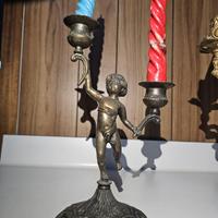 Candelabro decorativo vintage (coppia)