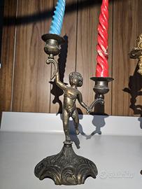 Candelabro decorativo vintage (coppia)