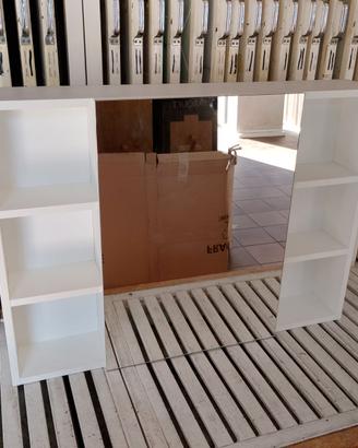 Specchiera contenitore da bagno, marca LEGNOBAGNO.