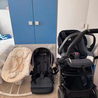 Ovetto, passeggino peg perego e sdraietta dondolo