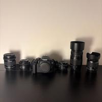 Canon EOS2000d + OBIETTIVI