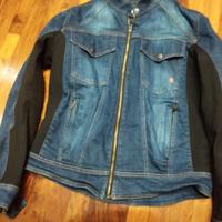 giacca jeans jeans e tessuto tg L