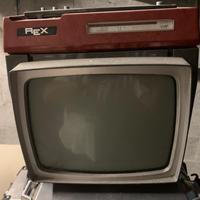 Televisiore B/N REX vintage