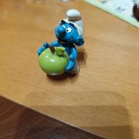 Puffo con mela verde