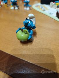 Puffo con mela verde