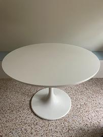 Tavolo rotondo bianco Ikea Docksta diametro 103cm