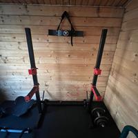 PANCA PALESTRA + RACK REGOLABILE