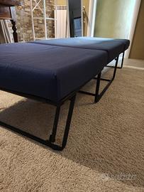 Pouf cubo che diventa letto