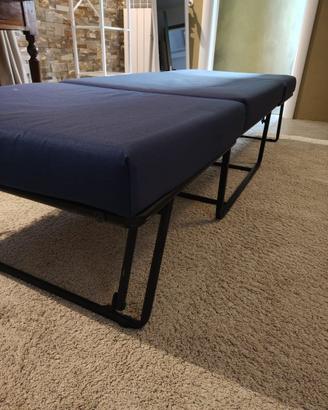 Pouf cubo che diventa letto pieghevole 