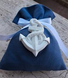 Sacchetti bomboniera tema mare ,completi di tutto