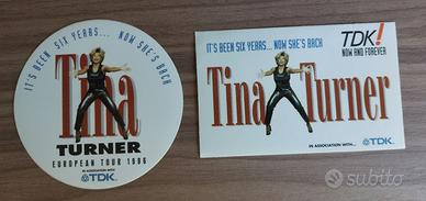 adesivi Tina Turner TDK It's been six years… 1996