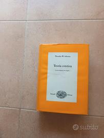 TEORIA ESTETICA Theodor W. Adorno Ed.Einaudi