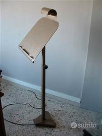 Leggii da orchestra anni '20 in metallo con luce