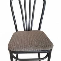 Sedie in metallo con cuscino