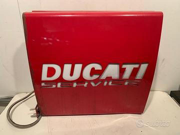 Insegna luminosa bifacciale DUCATI SERVICE