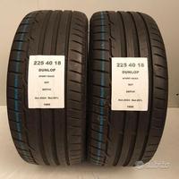 2 gomme 225 40 18 dunlop a1666