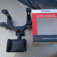 Supporto Cellullare per Specchietto Retrovisore