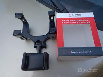 Supporto Cellullare per Specchietto Retrovisore