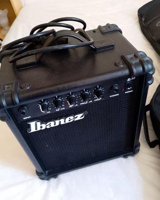 Basso elettrico Eko + Amplificatore Ibanez