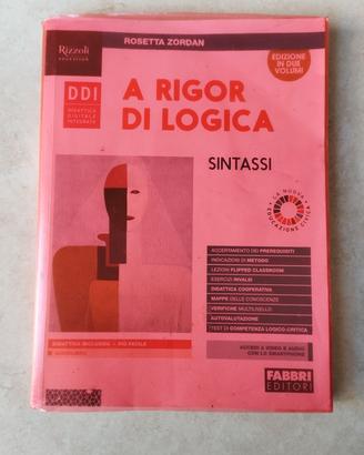 Libro scuola media. A rigor di logica. Sintassi.