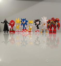Personaggi sonic 8 pezzi