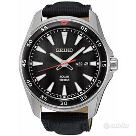 Orologio nero Seiko Solare