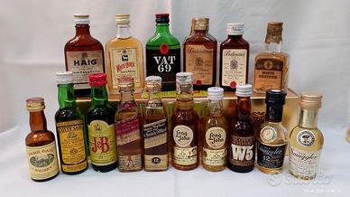 Collezione 16 mignon whisky vintage 