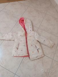 Piumino Bambina Double face Zara.Taglia 18/24mesi