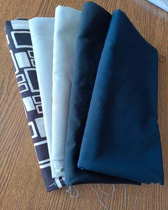 tessuto per abbigliamento 5 pezzi 