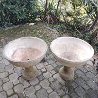 fioriera in pietra circolare