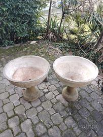 fioriera in pietra circolare