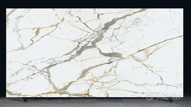 LASTRE IN GRES LUCIDO EFFETTO MARMO 160X320 CM