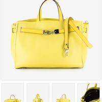 REBELLE Borsa a mano Valentina lemon made in italy