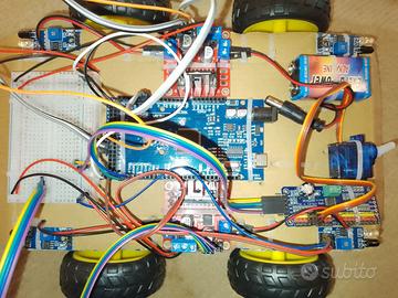 smart car arduino mega prototipo bread board