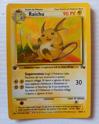 Carte Pokemon prima edizione 1995