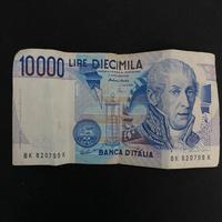 10.000mila lire banconota rara