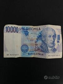 10.000mila lire banconota rara