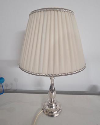 Lampada da Tavolo Vintage in Argento 800 