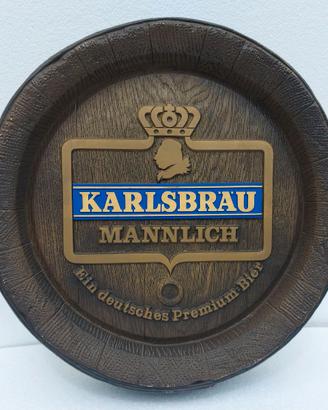 Insegna Decorativa di fondo botte birra Karlsbrau