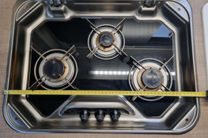 Piano cottura Dometic a 3 fuochi