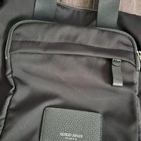 Zaino nero Giorgio Armani con piccolo difetto