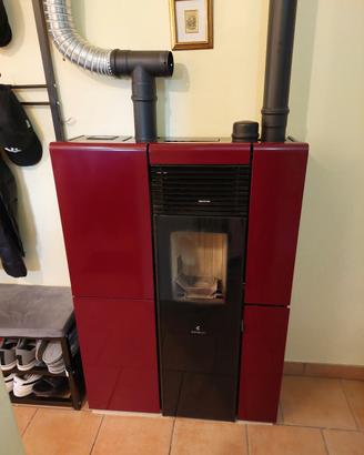 stufa pellet canalizzata Ravelli Olivia Teel