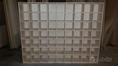 Grande casellario bacheca in legno