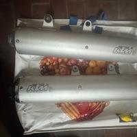 Terminale doppio scarico KTM 640 SM